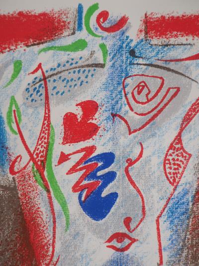 André MASSON - Cupidon, le dieu de l’amour, 1972 - Lithographie originale 2