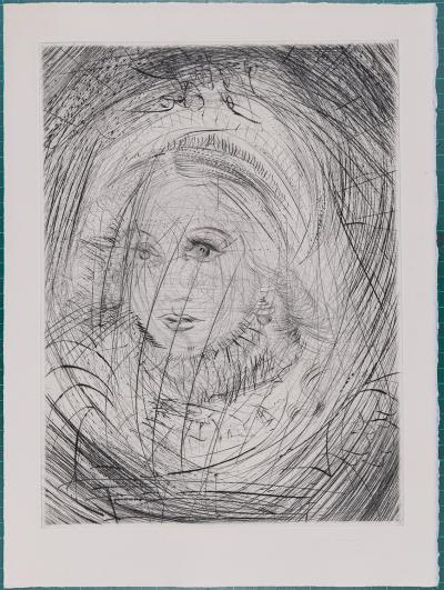 Salvador DALI - Faust : Marguerite, 1969 - Original etching 2