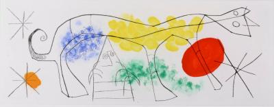 Joan MIRO - Erik Satie, 1969 - Gravure Originale 2