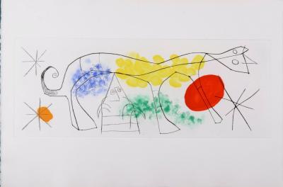Joan MIRO - Erik Satie, 1969 - Gravure Originale 2