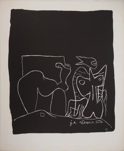 LE CORBUSIER - Rêve surréaliste, 1964 - Lithographie originale 2