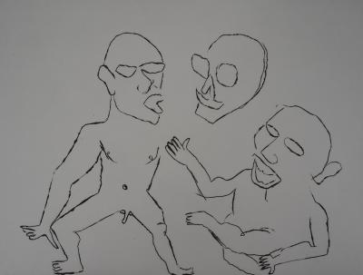 Alexandre CALDER - Santa Claus, Joyeuse folie - Gravure originale Signée 2