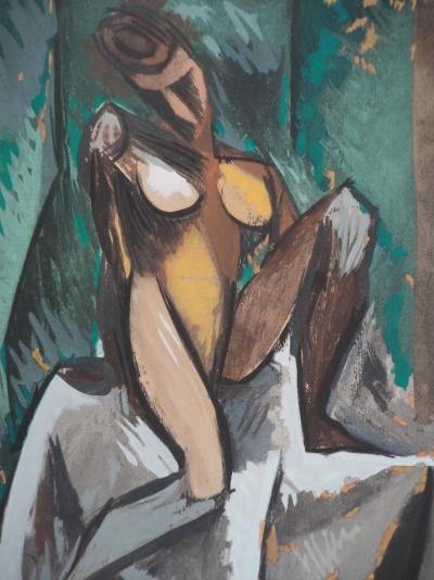 Pablo PICASSO (d’après)  : Nu cubiste, 1962 - Lithographie 2