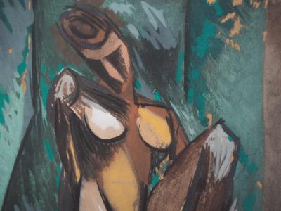 Pablo PICASSO (d’après)  : Nu cubiste, 1962 - Lithographie 2
