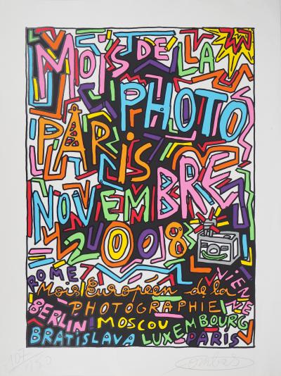 Robert COMBAS : Mois de la photo - Sérigraphie originale Signée 2