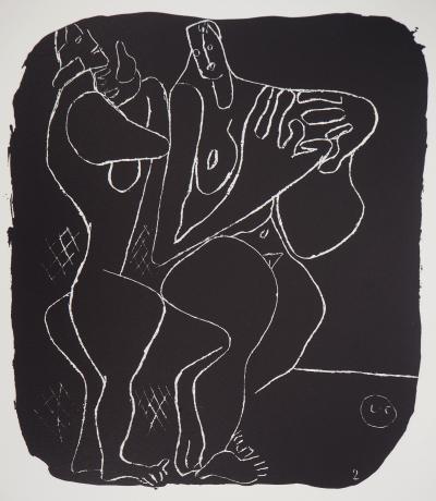 LE CORBUSIER - Deux nus, 1964 - Lithographie originale signée 2