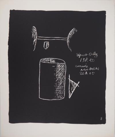 LE CORBUSIER - Les outils d’architecte, 1964 - Lithographie originale 2