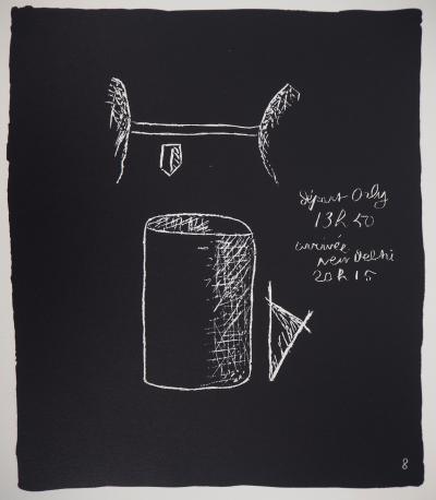LE CORBUSIER - Les outils d’architecte, 1964 - Lithographie originale 2