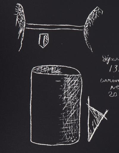 LE CORBUSIER - Les outils d’architecte, 1964 - Lithographie originale 2