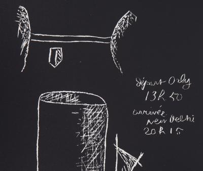 LE CORBUSIER - Les outils d’architecte, 1964 - Lithographie originale 2