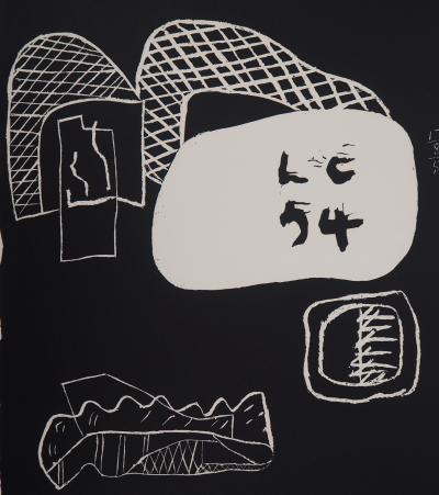 Le CORBUSIER - Sur ma table à dessin, 1964 - Lithographie originale signée 2