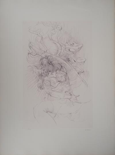 Hans BELLMER - Toilette intime - Gravure originale signée 2
