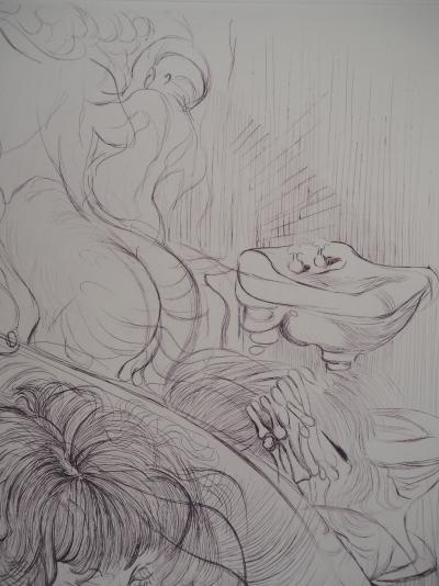 Hans BELLMER - Toilette intime - Gravure originale signée 2