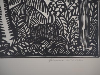 Raoul DUFY : La chasse - Gravure sur bois originale signée 2