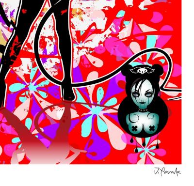 Jordan PANKOV - Dominatrix 2 - Sérigraphie signée et numérotée 2