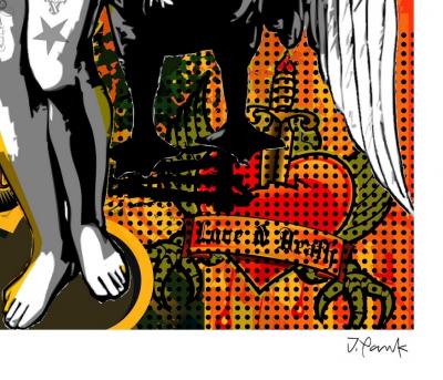 Jordan PANKOV - Léda et le cygne 3, 2020 - Sérigraphie signée et numérotée 2