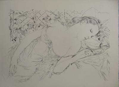 Léonard FOUJITA - La Rivière Enchantée, Le Rêve - Gravure originale 2