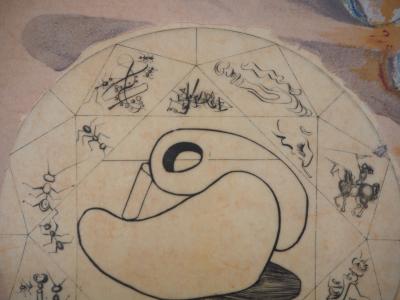 Salvador DALI - L’Alchimie, la Roue - Gravure originale signée 2