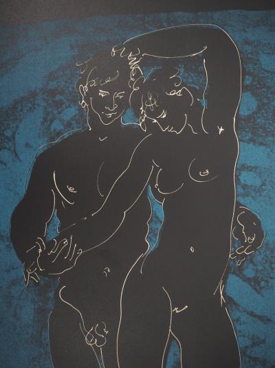 Hans ERNI : Couple amoureux - Lithographie originale Signée 2