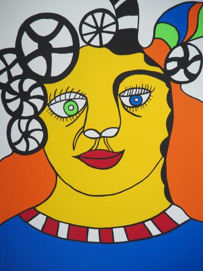 Niki de SAINT PHALLE - Do you like my brain - Sérigraphie originale signée 2