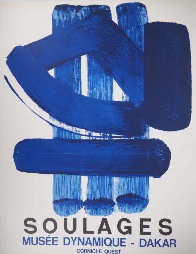 Pierre SOULAGES - Lithographie n°37, 1974 - Lithographie originale 2