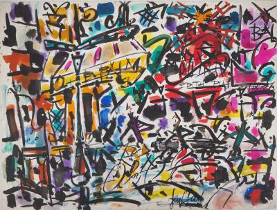 GEN PAUL - Pigalle, le Moulin Rouge - Aquarelle originale signée 2