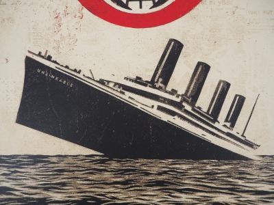 Shepard FAIREY (Obey) - Titanic : Consume - Sérigraphie signée au crayon 2
