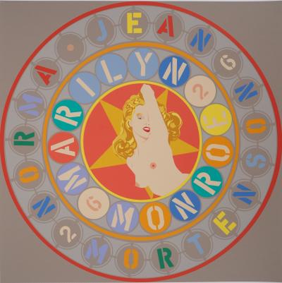 Robert INDIANA - Marilyn Monroe - Sérigraphie originale, Signée 2