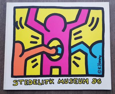 Keith HARING - Untitled, 1986 - Dessin sur page de garde de catalogue 2