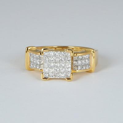Yellow Gold Diamond Ring 2