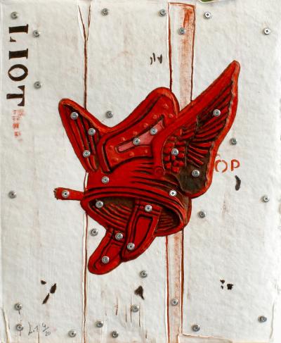 Eric LIOT- Gauloise (Rouge) - Aquagravure originale signée au crayon 2