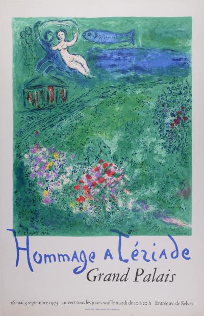 Marc CHAGALL - Hommage à Tériade, 1973 - Affiche lithographique 2
