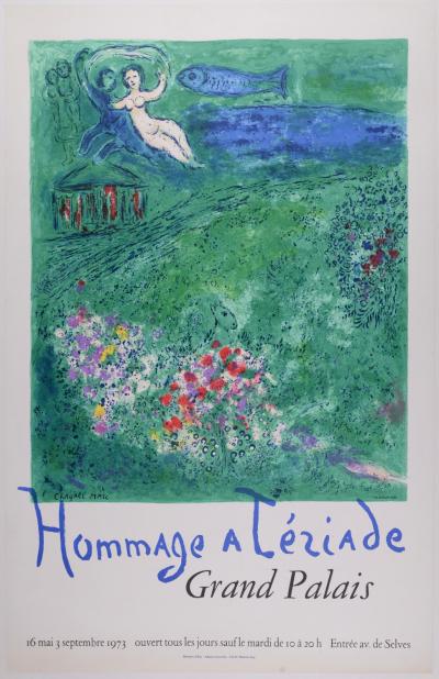 Marc CHAGALL - Hommage à Tériade, 1973 - Affiche lithographique 2
