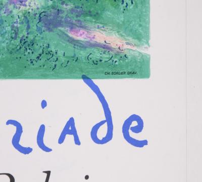 Marc CHAGALL - Hommage à Tériade, 1973 - Affiche lithographique 2