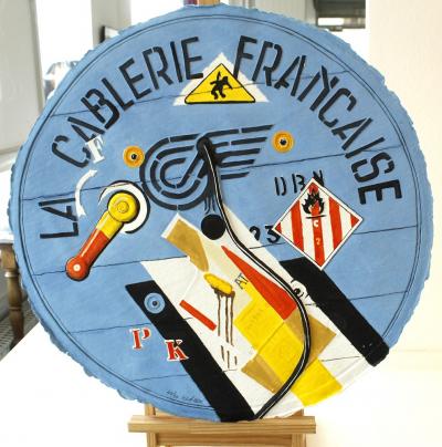 Peter KLASEN - La Câblerie Française - Aquagravure originale signée et numérotée 2
