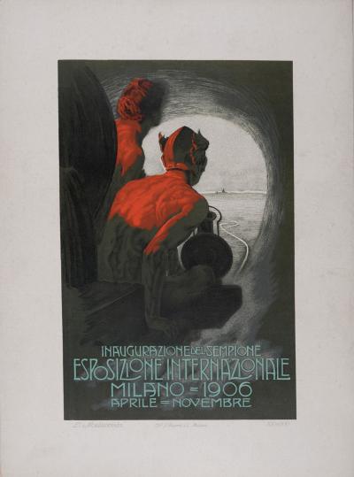 Leopoldo METLICOVITZ  - Milano 1906 - Affiche lithographique originale 2