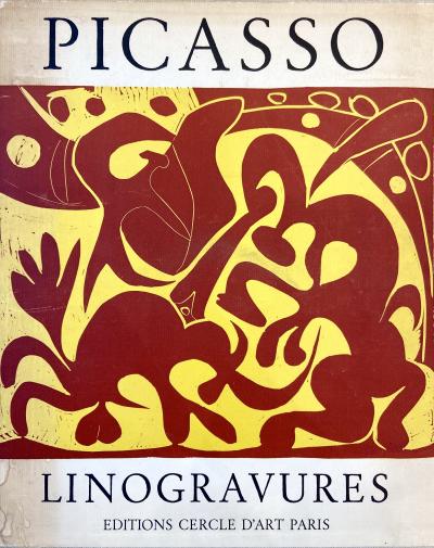 Pablo PICASSO ( d’après) - Picador et Taureau, 1959 - Linogravure 2