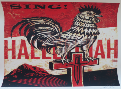 Shepard FAIREY (Obey) - Jesus’ Chariot - Sérigraphie signée au crayon 2