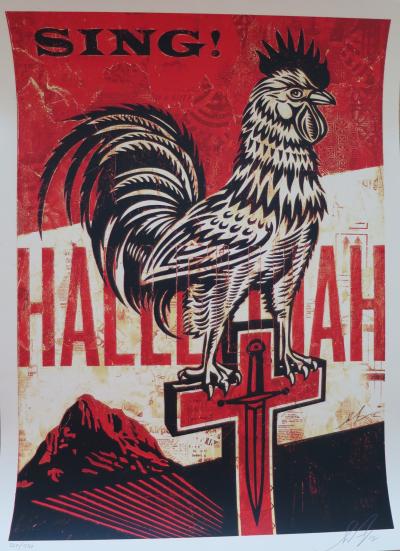 Shepard FAIREY (Obey) - Jesus’ Chariot - Sérigraphie signée au crayon 2