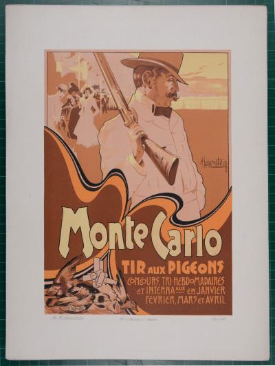 Adolf HOHENSTEIN - Monte Carlo, 1914 - Affiche lithographique originale 2