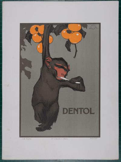 Aleardo TERZI - Dentol, 1914 - Affiche lithographique originale 2