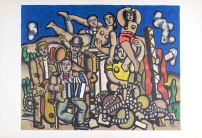 Fernand LÉGER - Acrobates et Musiciens, 1960 - Lithographie 2