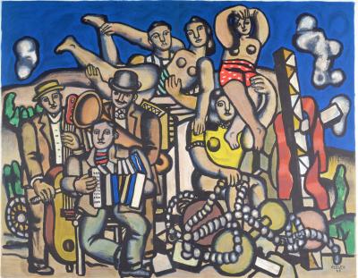 Fernand LÉGER - Acrobates et Musiciens, 1960 - Lithographie 2