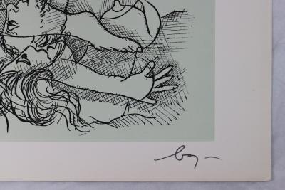 Enrico Baj - Erotica IV, 1976 - `Gravure signée à la main 2