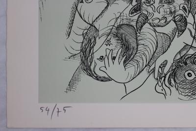 Enrico Baj - Erotica IV, 1976 - `Gravure signée à la main 2