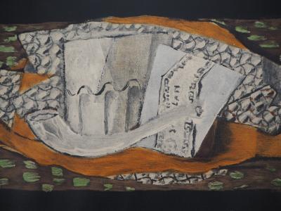 Georges BRAQUE : Nature morte à la pipe - Original Signed Engraving 2