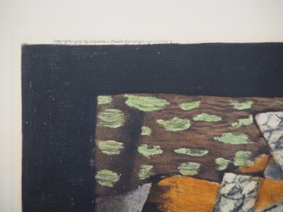 Georges BRAQUE : Nature morte à la pipe - Original Signed Engraving 2