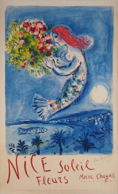 Marc CHAGALL - Nice Baie des Anges, 1961 - Lithographie originale signée à l’encre 2