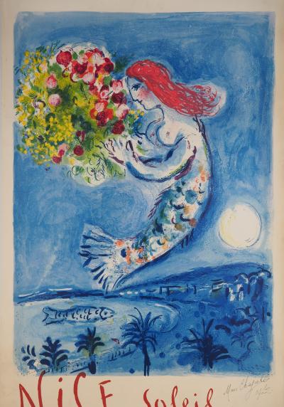 Marc CHAGALL - Nice Baie des Anges, 1961 - Lithographie originale signée à l’encre 2