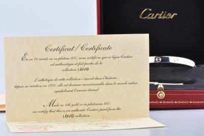 Bracelet Cartier en or blanc 2